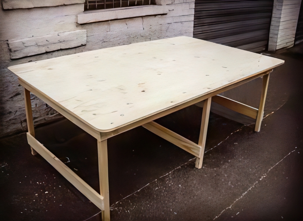 Une table de banquet ou de collectivité