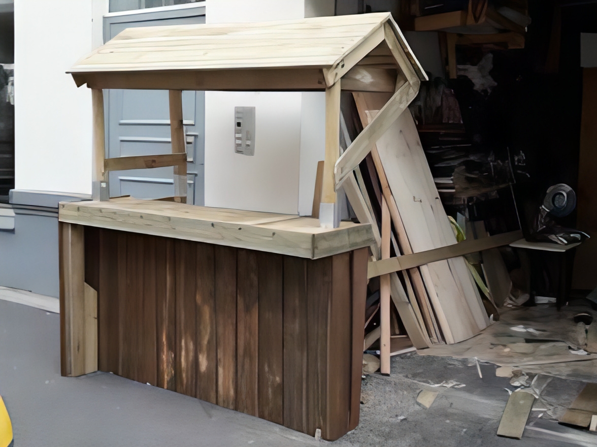 bar en bois